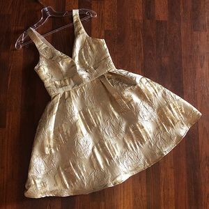 Gold Cocktail Dress